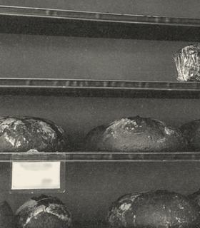 Example bakery at the end of the day: a few loaves left on the shelves